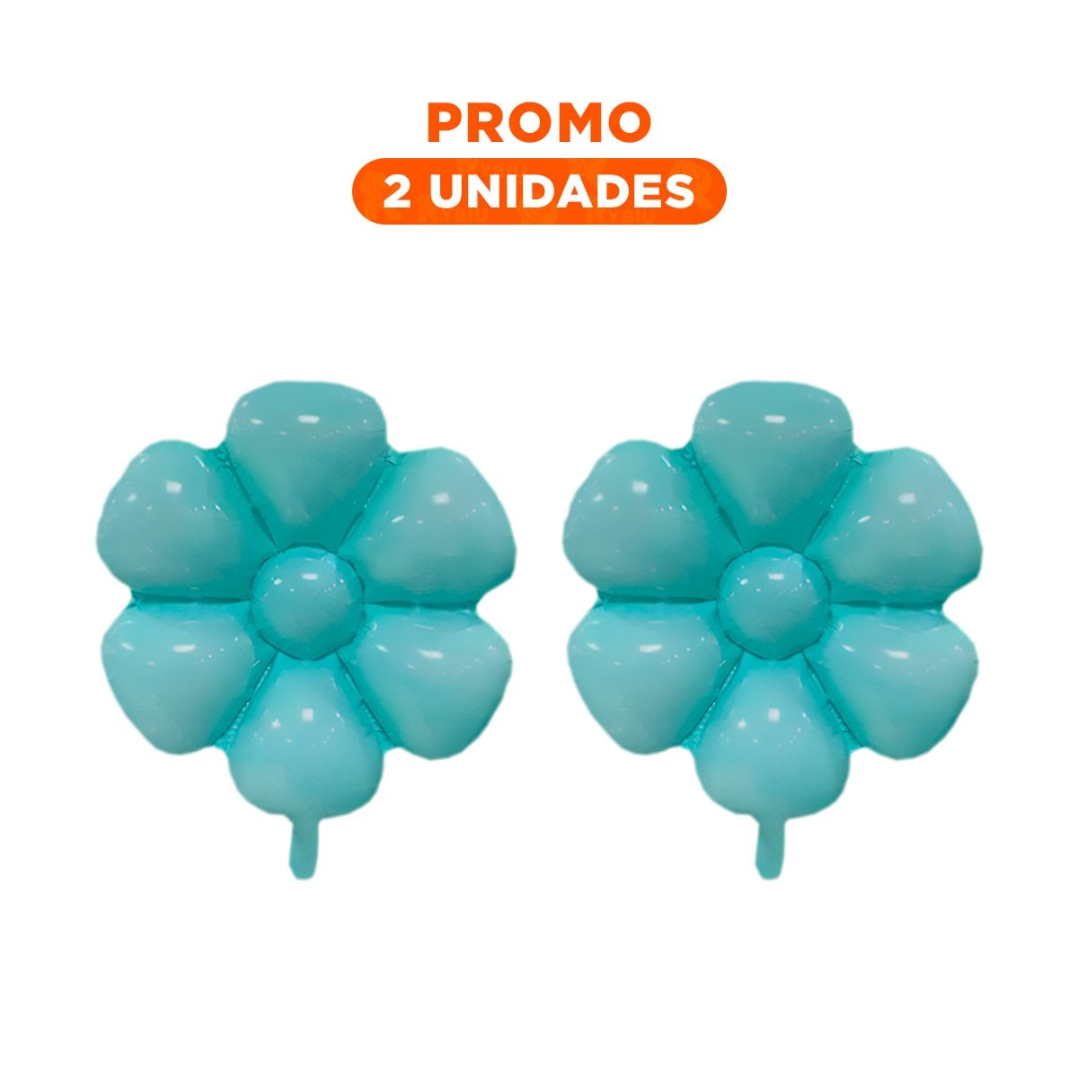 PACK2 PROPUESTA FLOR 23CM SET 2 CELESTE PARA DECORACION - 1