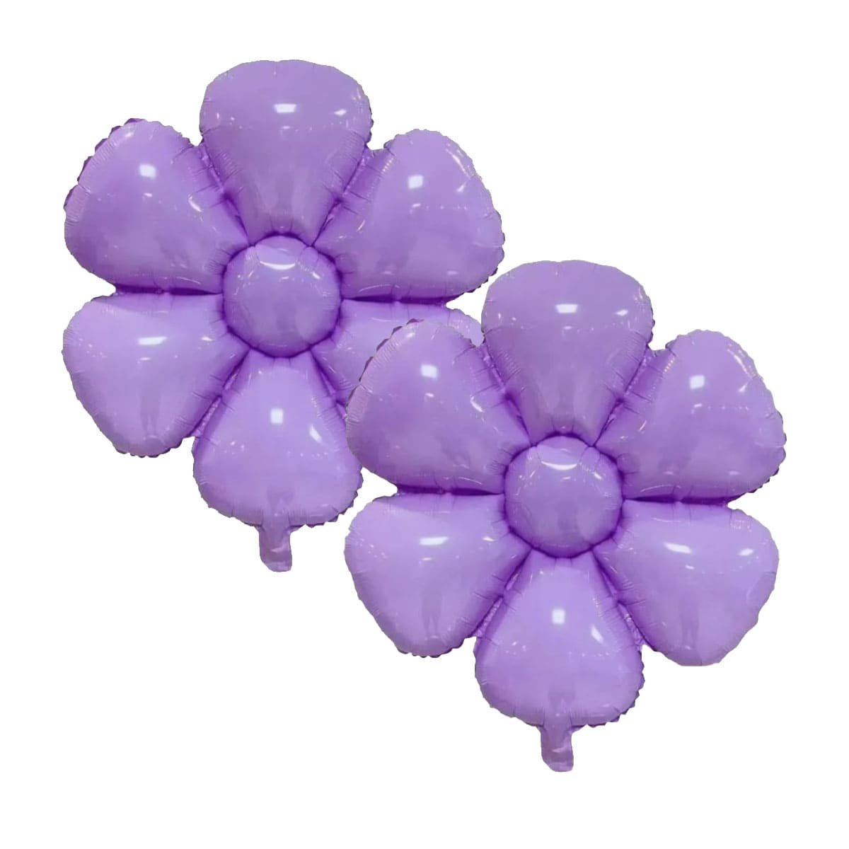 PACK4 ESTILO FLOR 23CM SET 2 MORADO PARA DECORACION HOGAR Y+PAPEL REGALO - 3