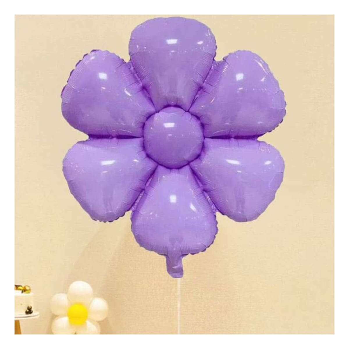PACK6 PRESENTACION FLOR 23CM SET 2 MORADO PARA DECORACION - 5