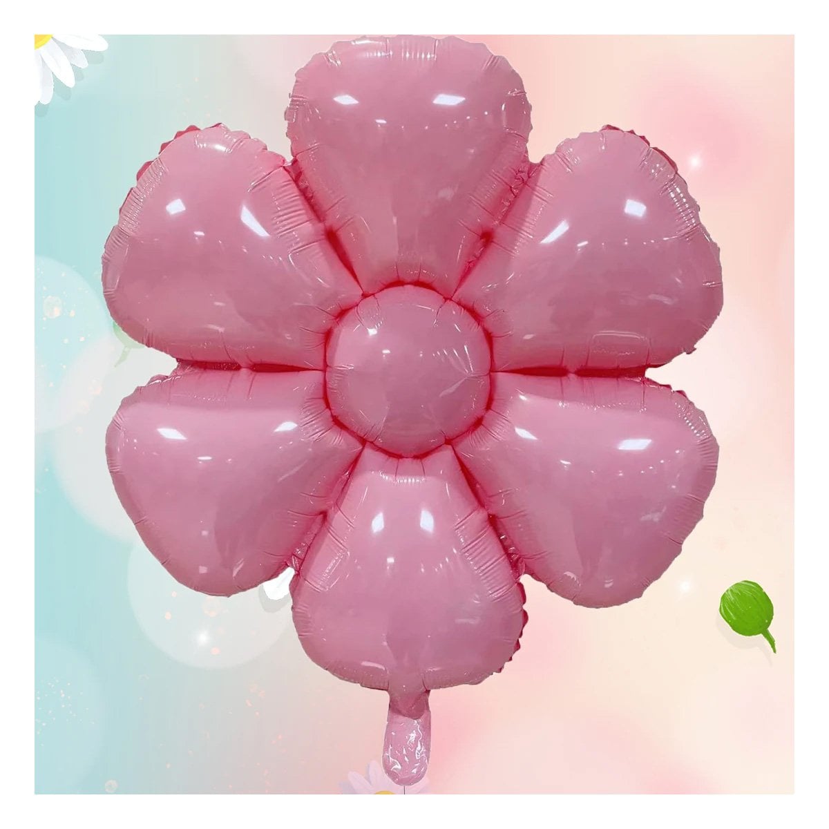 PACK6 PRESENTACION FLOR 23CM SET 2 ROSADO PARA DECORACION - 2