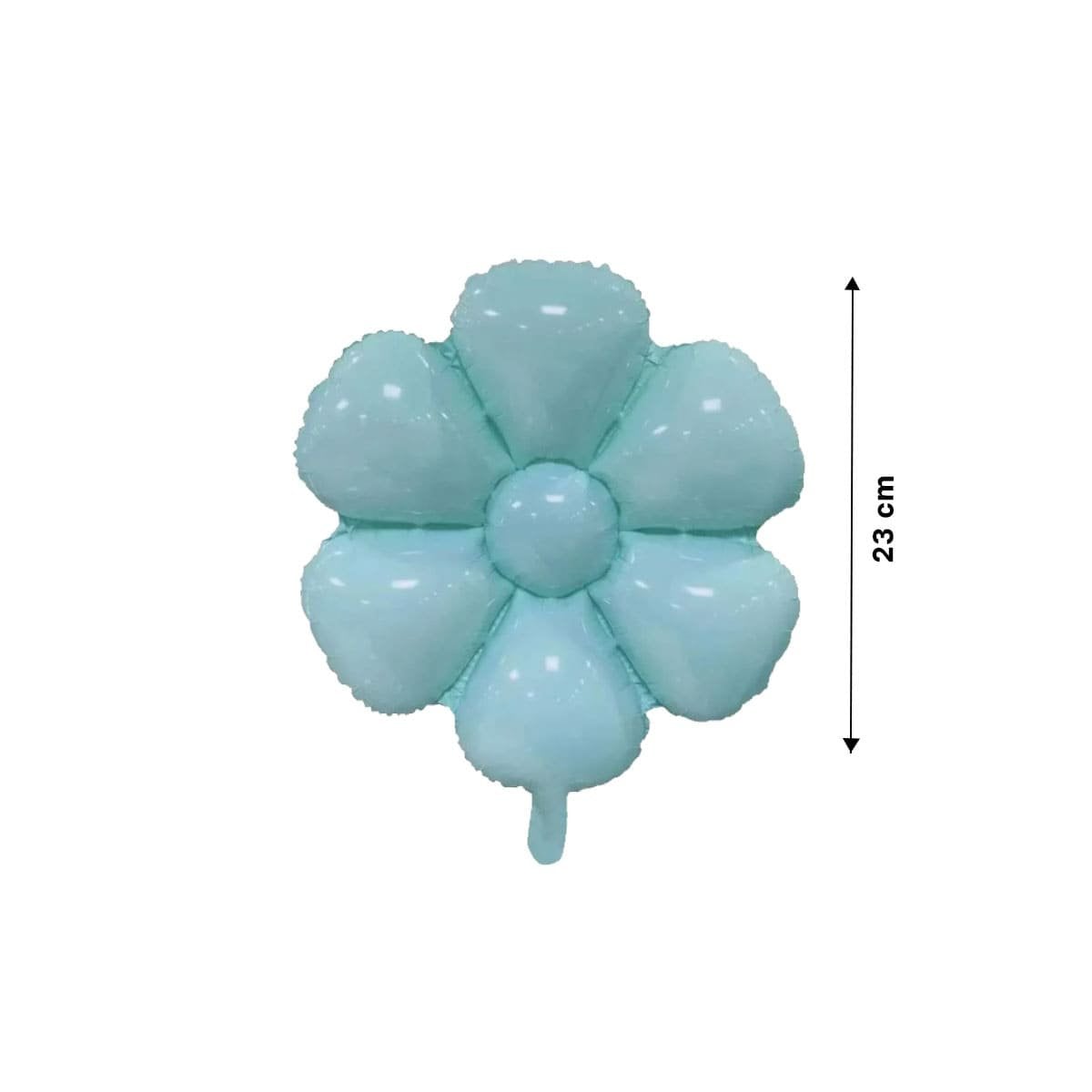 PACK4 FORMATO FLOR 23CM SET 2 CELESTE PARA CASA Y+REGALO STICKER - 4