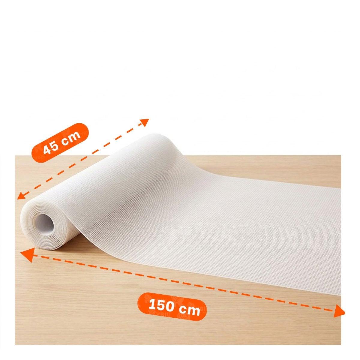 PACK12 ALFOMBRA DE COCINA CON BLANCO TRANSLUCIDO ANTIDESLIZANTE 150X45CM - 4