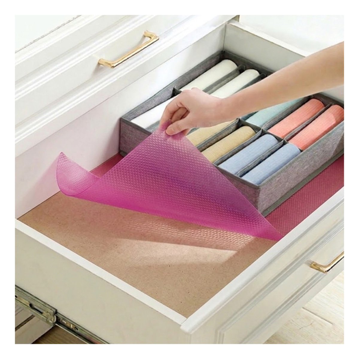 PACK6 BASE DE COCINA ANTIDESLIZANTE CON FUCSIA TRANSLUCIDO 150X45CM - 2