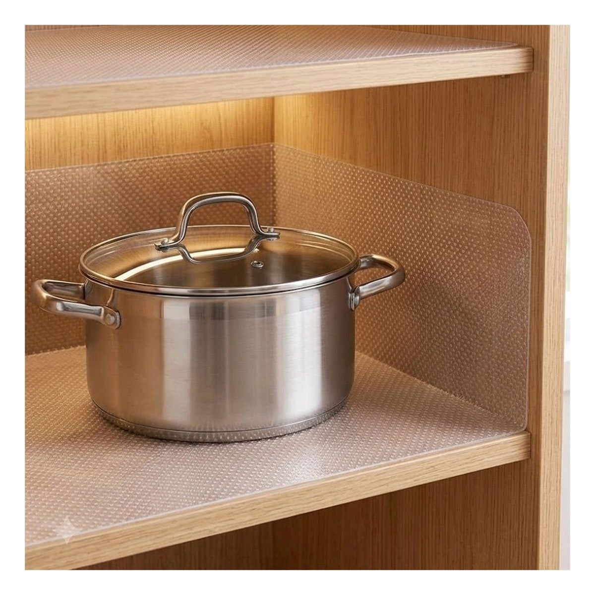 PACK2 TAPETE ANTIDESLIZANTE PARA COCINA BLANCO TRANSLUCIDO 150X45CM - 2