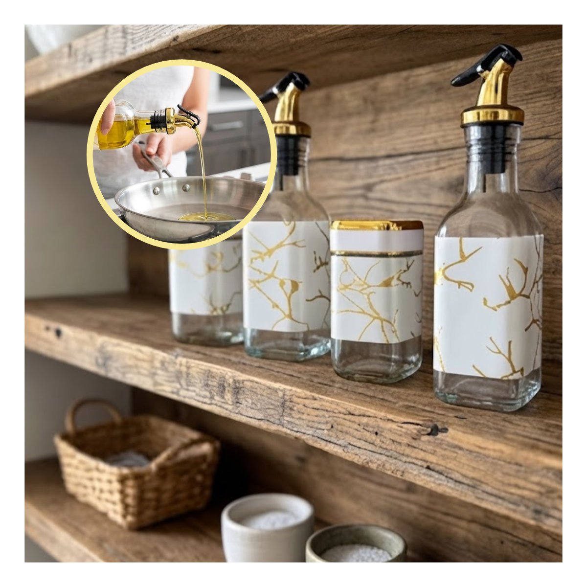 SET ACCESORIOS PARA ESPECIAS CON BASE DIS MARMOL BLANCO Y STICKY - 2
