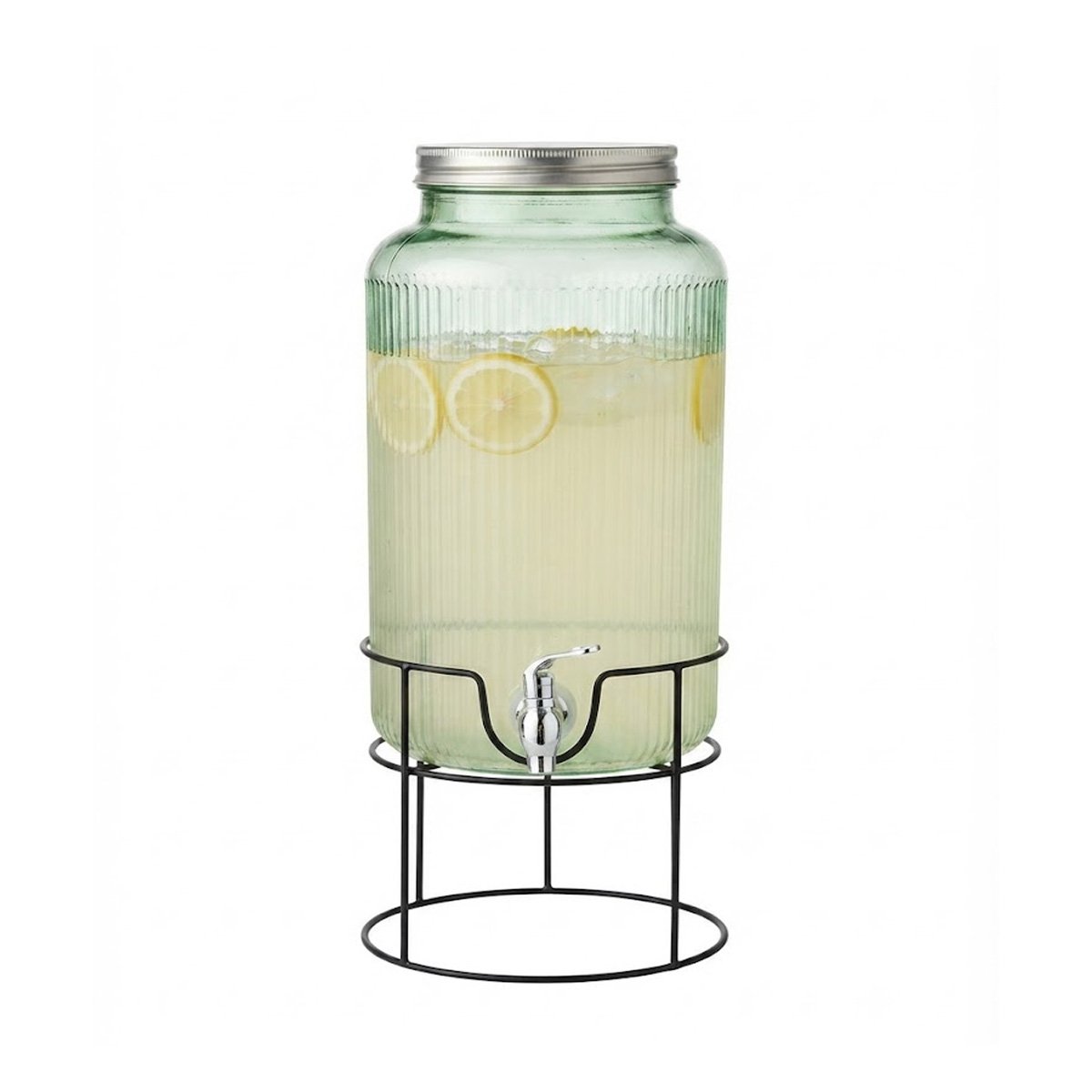 PACK2 RECIPIENTE TRANSPARENTE PARA BEBIDAS FRIAS CON BASE CIRCULAR YREGALO STICKER - 2