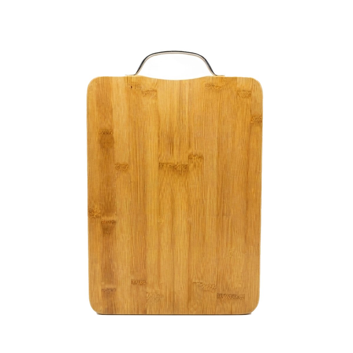 PACK2 TABLA DE PICAR PARA COCINA BAMBU MOSTAZA CON MANGO 34X24X1,8CM YREGALO STICKER - 2