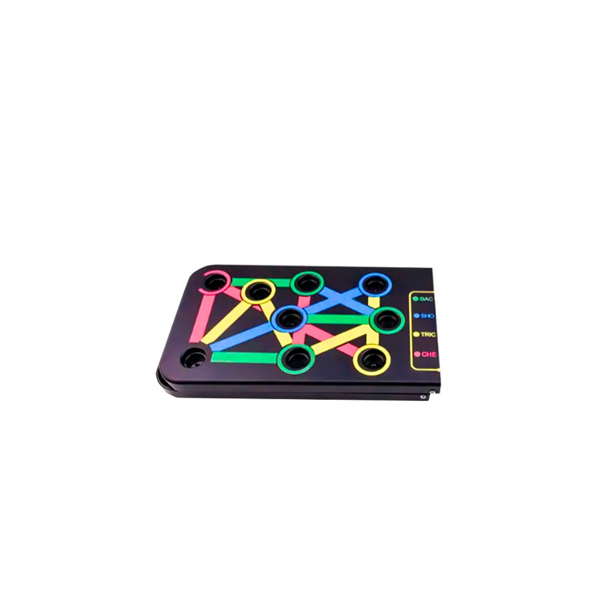 PLATAFORMA COLOR NEGRO DE ENTRENAMIENTO PUSH UP PARA RUTINAS FUNCIONALES Y REGALO STICKER - 3