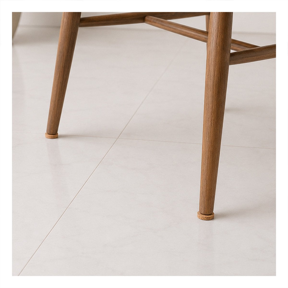 PACK2 PACK BASES PARA MUEBLES REDONDAS ANTIDESLIZANTES MOSTAZA 9 UNIDADES 2,8CM - 2