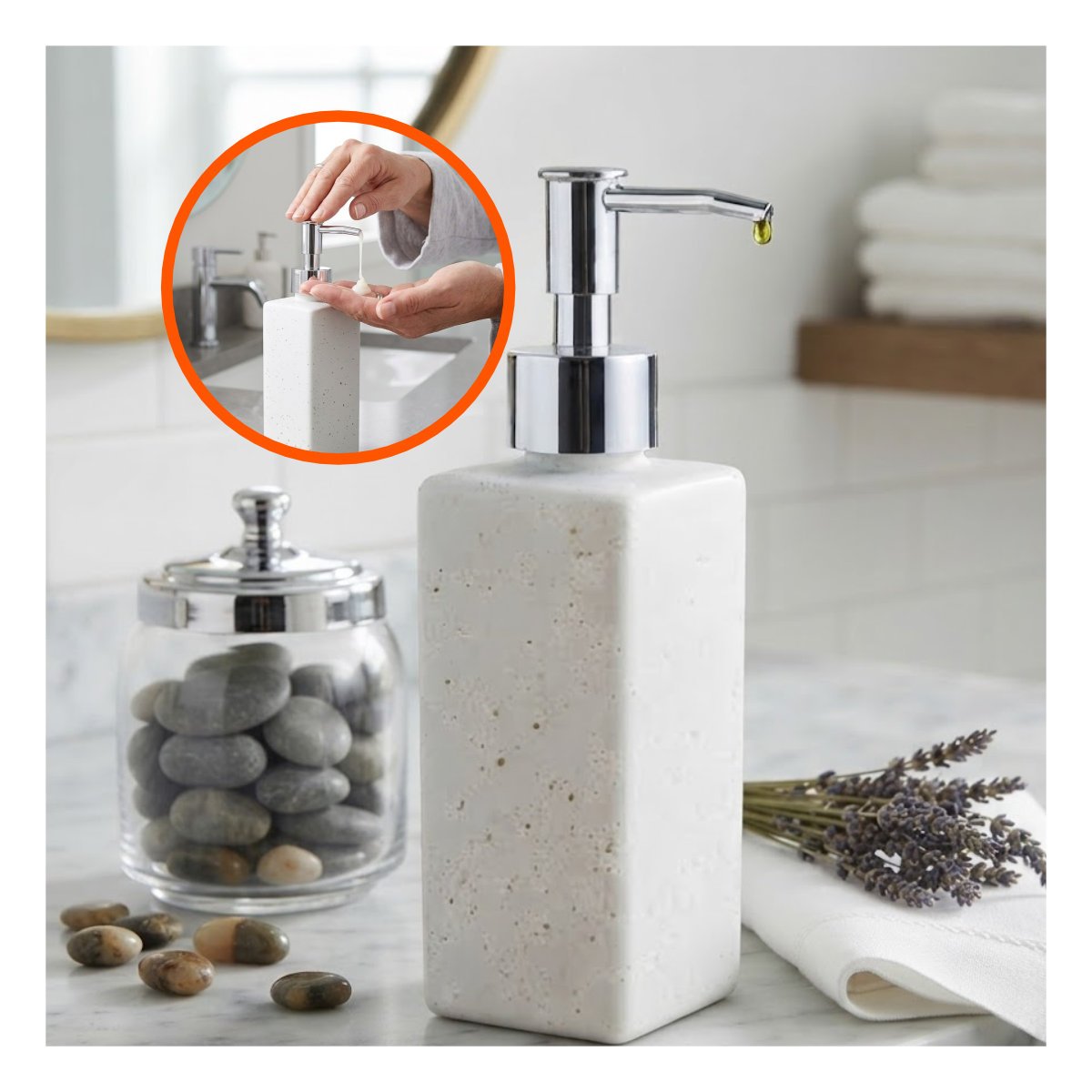 PACK2 ENVASE PARA CREMA LIQUIDA RECTANGULAR CON PUNTOS DORADOS COLOR BLANCO 20,5X5,8 CM - 5