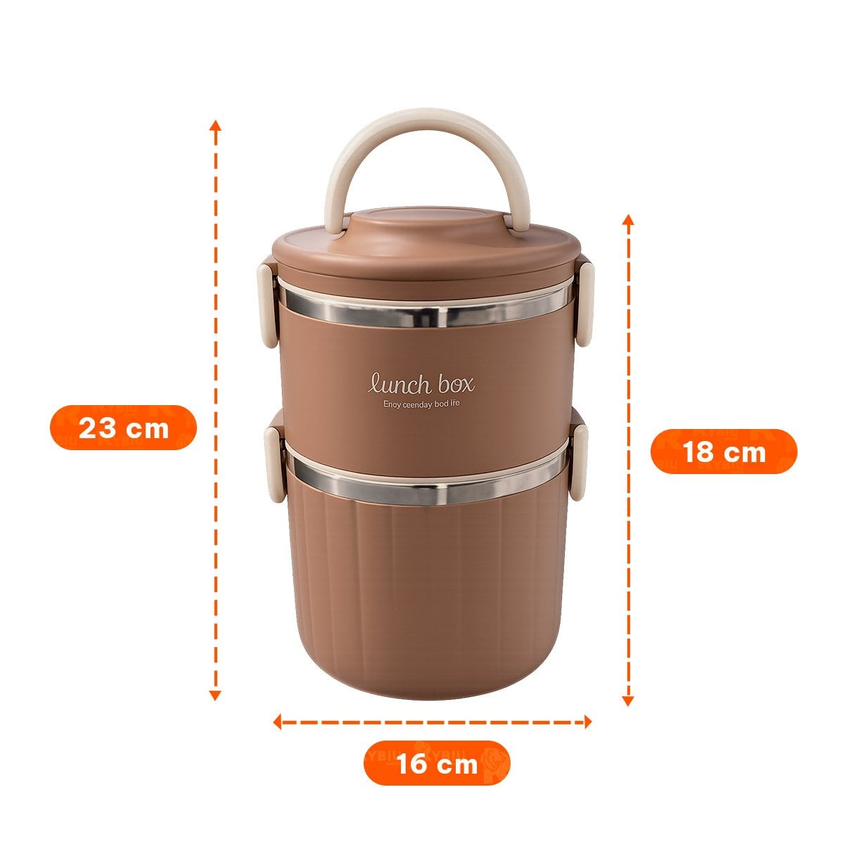 PACK2 ENVASE PARA COCINA 1800 ML TERMO CIRCULAR DUO CON TAPA YPAPEL REGALO - 4