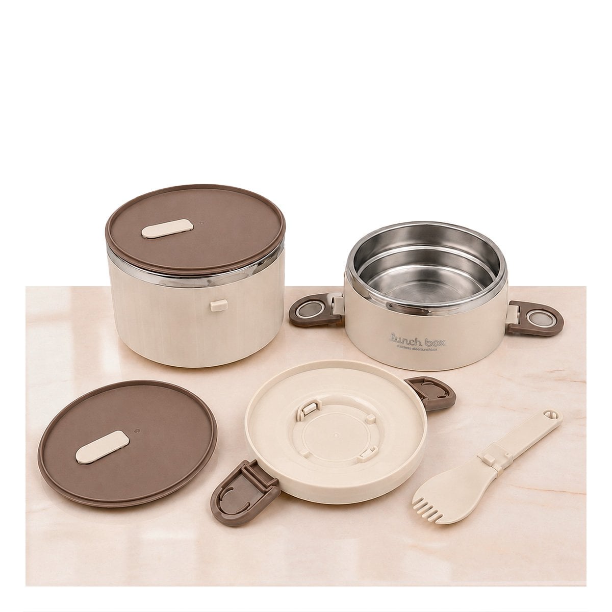PACK4 RECIPIENTE PARA DESAYUNOS 1800 ML TERMO CIRCULAR DUO - 2