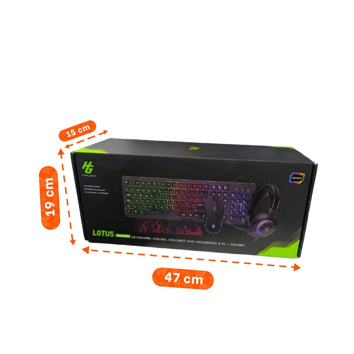 PACK4 SET GAMER MULTIFUNCIONAL 4 EN 1 COLOR NEGRO PARA PC Y JUEGOS - 4