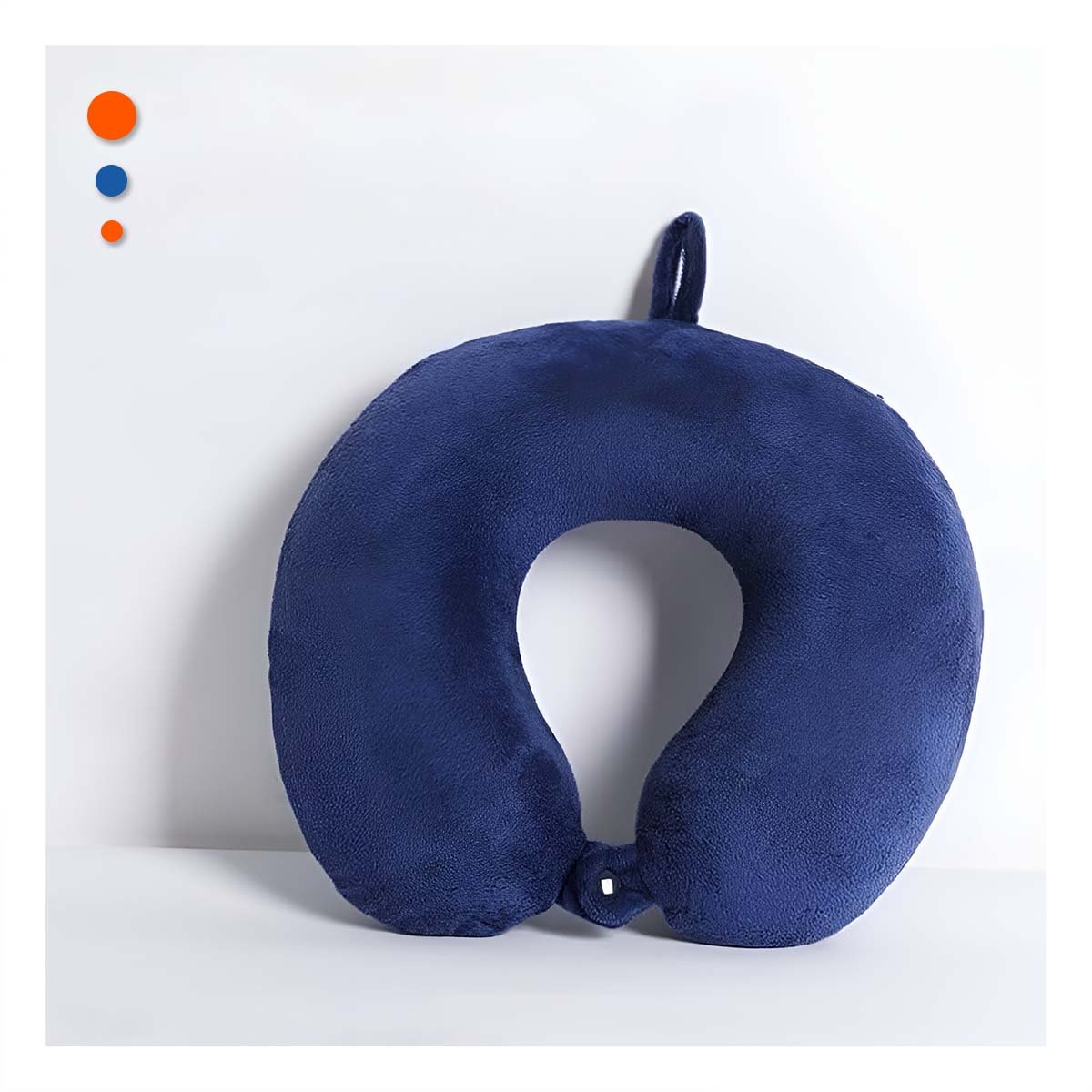 PACK6 APOYO AZUL MARINO DE TERCIOPELO PARA VIAJAR CON SOPORTE ESTABLE - 3
