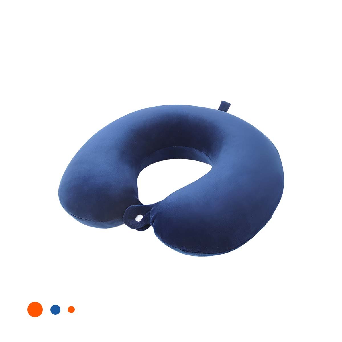 PACK6 APOYO DE CUELLO COLOR AZUL MARINO CON TERCIOPELO SUAVE PARA TRASLADOS YREGALO STICKER - 2