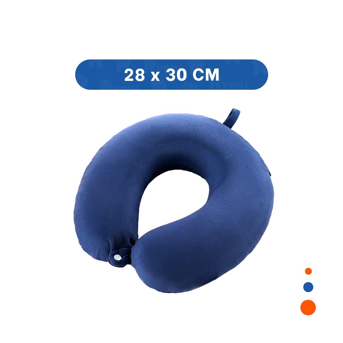 PACK12 ACCESORIO DE VIAJE PARA CUELLO CON TERCIOPELO Y TONALIDAD AZUL MARINO YPAPEL REGALO - 4