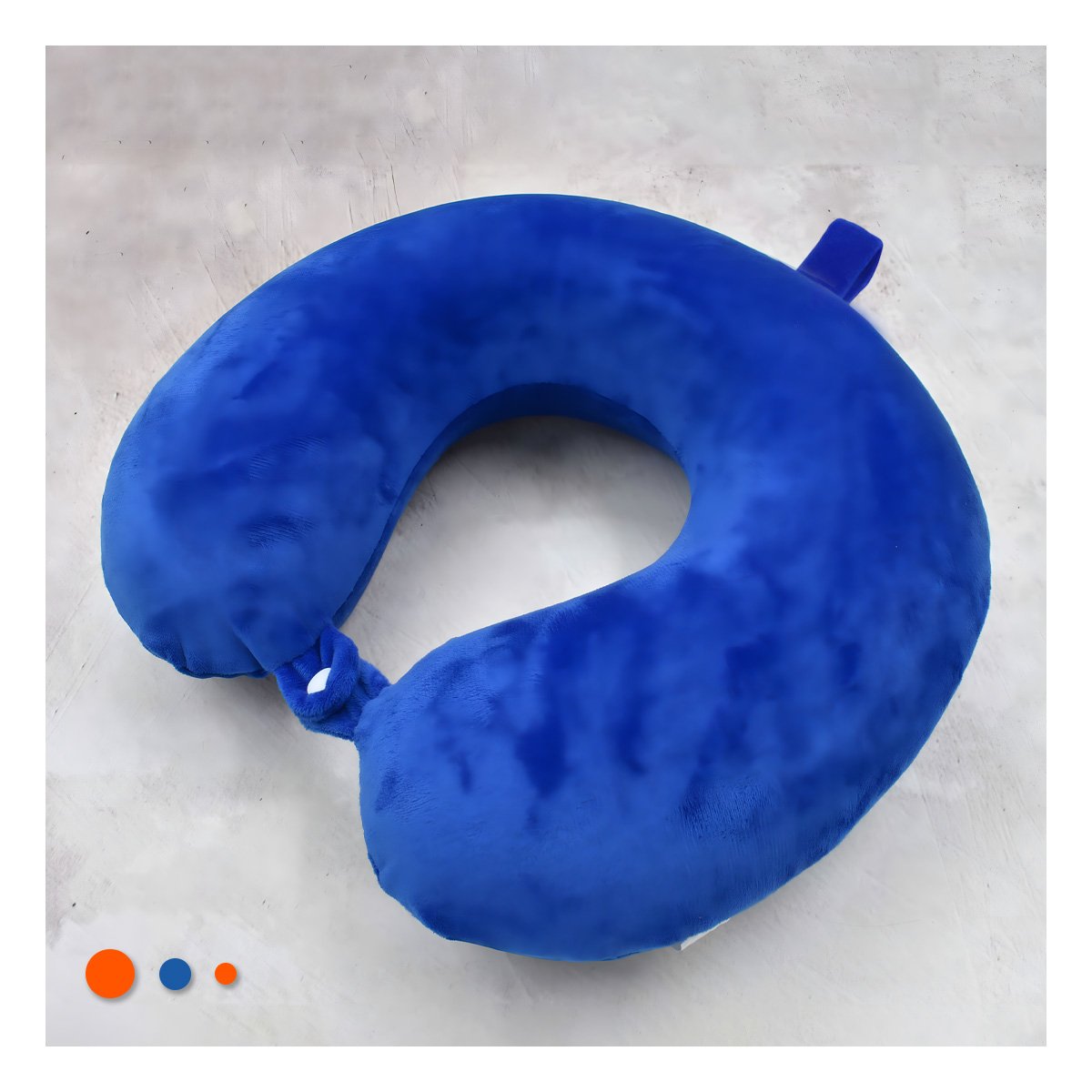 PACK12 ACCESORIO DE VIAJE PARA CUELLO CON TERCIOPELO Y TONALIDAD AZUL YPAPEL REGALO - 3
