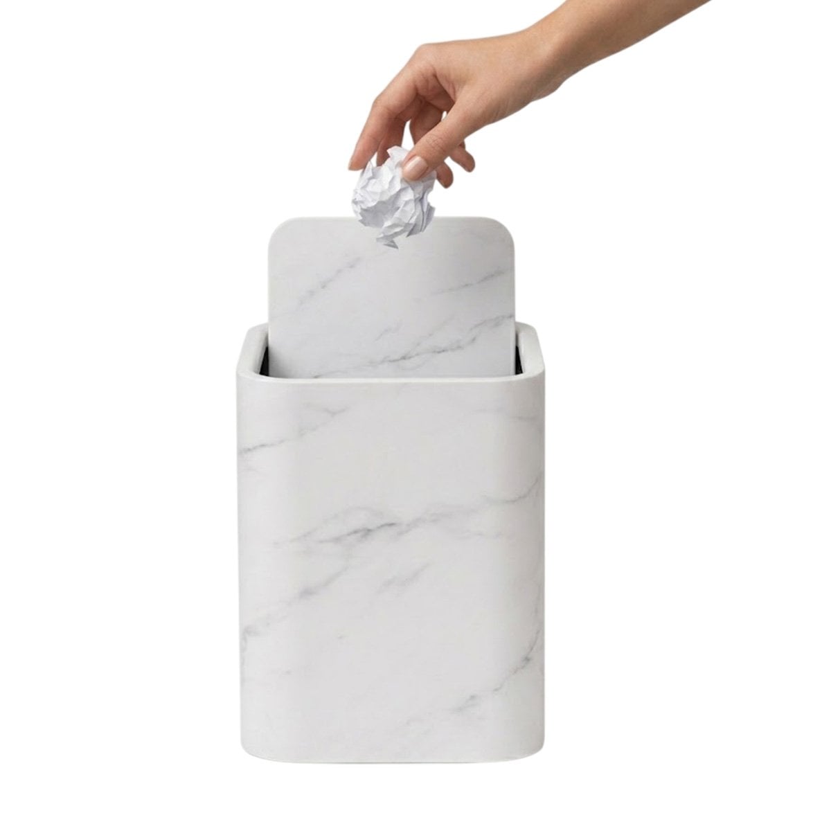RECOLECTOR ORGANIZADOR PARA HOGAR Y COCINA BLANCO YPAPEL REGALO - 1