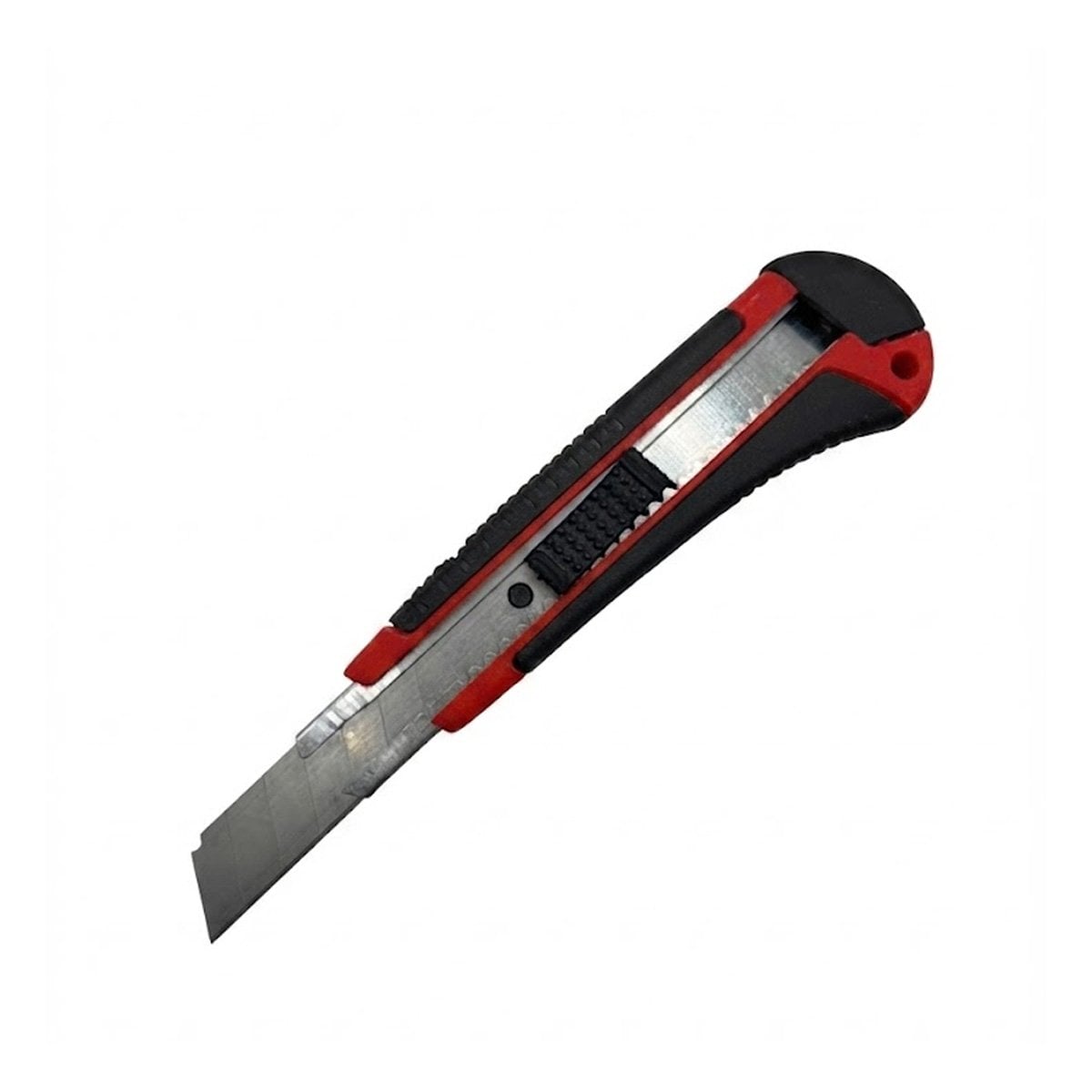 PACK2 NAVAJA RETRACTIL 18 MM ROJO CON ESTUCHE PARA CORTES PRACTICOS Y RAPIDOS YREGALO STICKER - 2