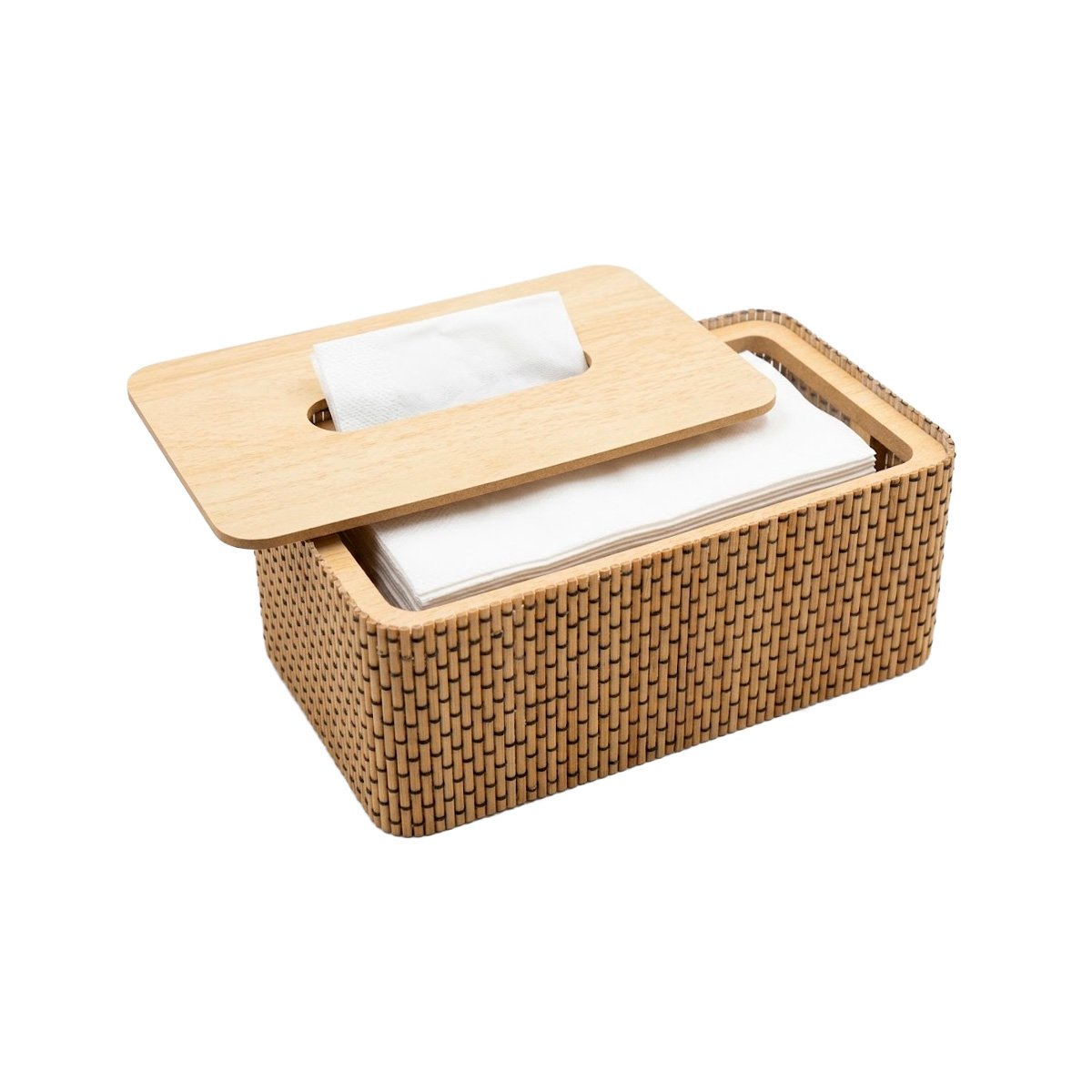 PACK6 SOPORTE PARA COCINA BAMBU COLOR MOSTAZA 21X13X8 CM YREGALO STICKER - 2