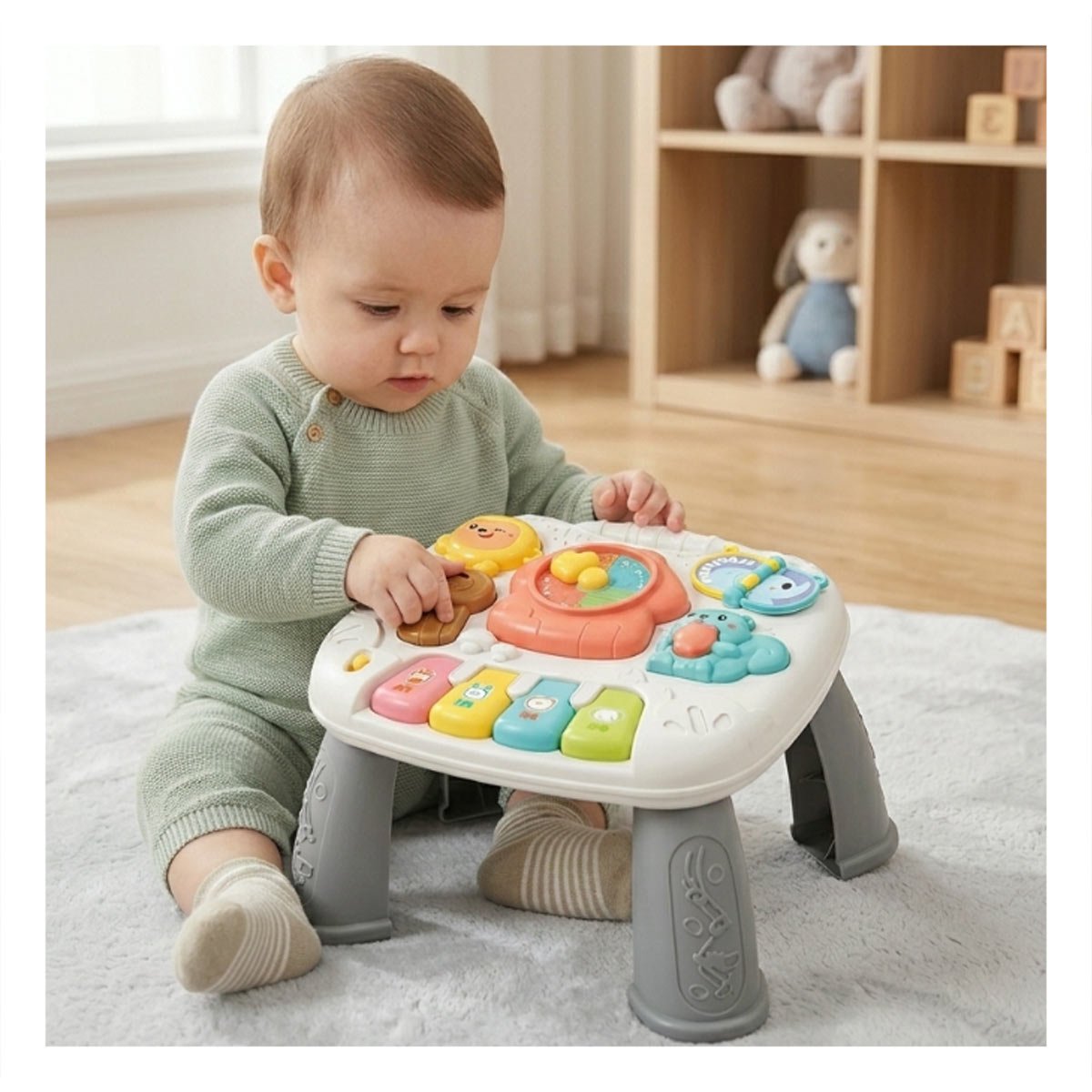 PACK2 TABLERO DE ENTRETENIMIENTO INFANTIL 25X21 CM PLOMO PARA DESARROLLO CREATIVO - 3