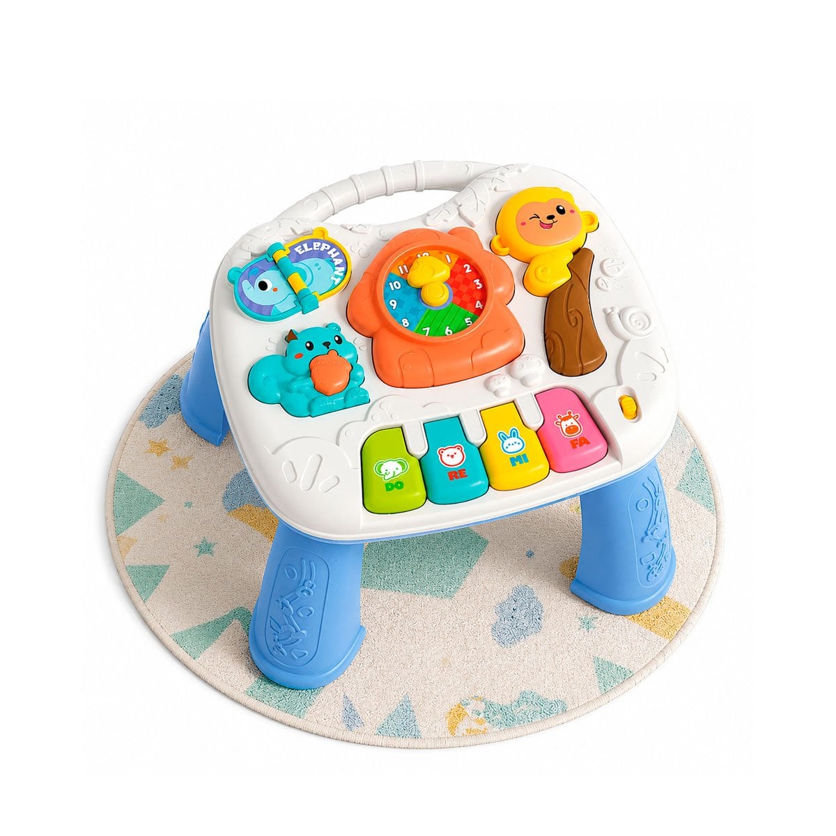 PACK4 TABLERO DE ESTIMULACION INFANTIL COLOR AZUL 25X21 CM CON JUEGOS YPAPEL REGALO - 3