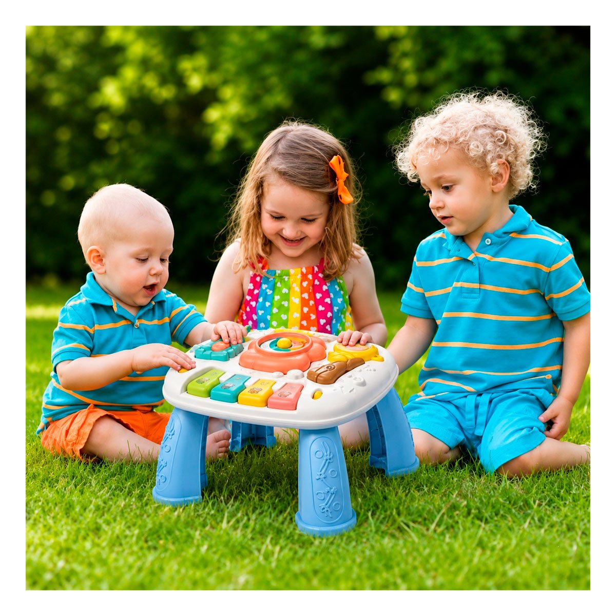 PACK4 CENTRO PARA DESARROLLO INFANTIL 25X21 CM CON ACTIVIDADES INTERACTIVAS YREGALO STICKER - 5