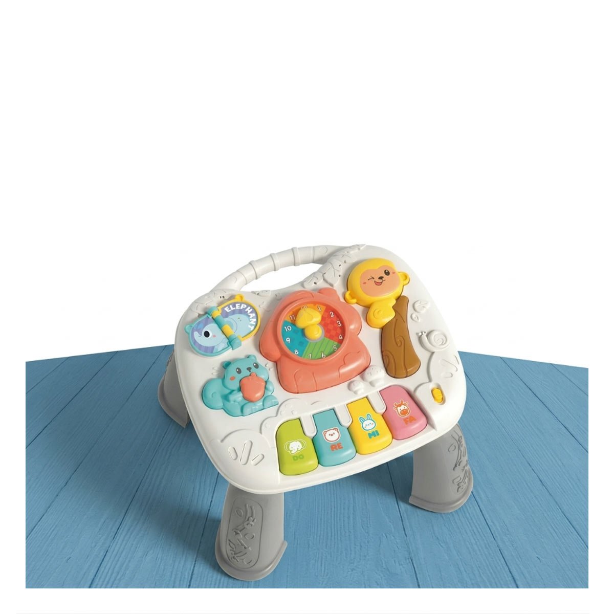 PACK4 TABLERO DE ESTIMULACION INFANTIL COLOR PLOMO 25X21 CM CON JUEGOS YPAPEL REGALO - 3