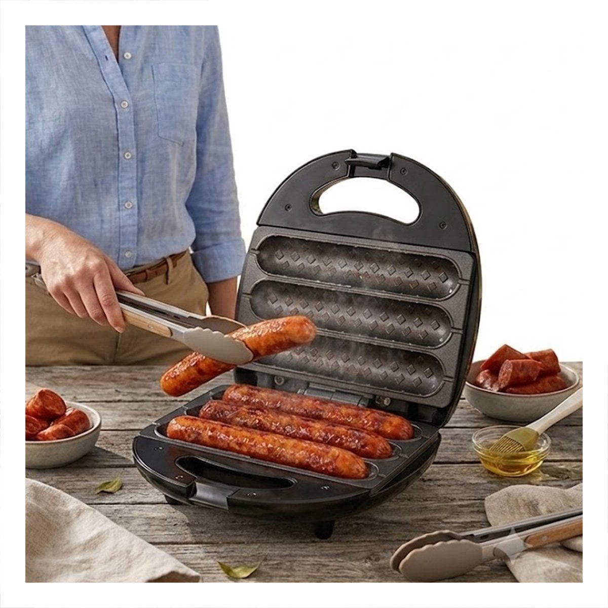 PROCESADORA PARA SNACKS COLOR NEGRO DE USO DIARIO EN COCINA YPAPEL REGALO - 2