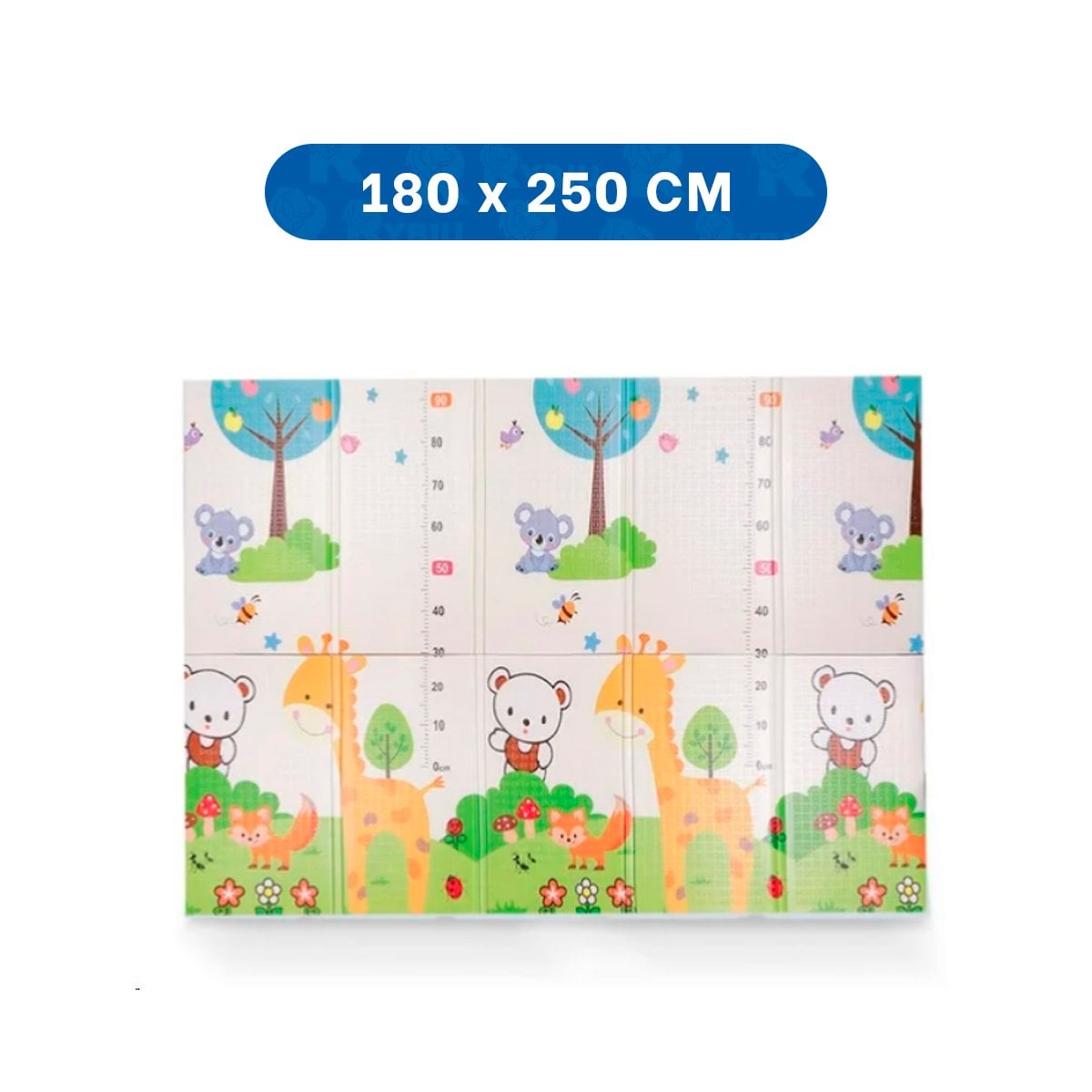 TAPETE NIÑOS MULTICOLOR 250X180X2CM PARA ZONA DE JUEGO EN CASA YPAPEL REGALO - 4
