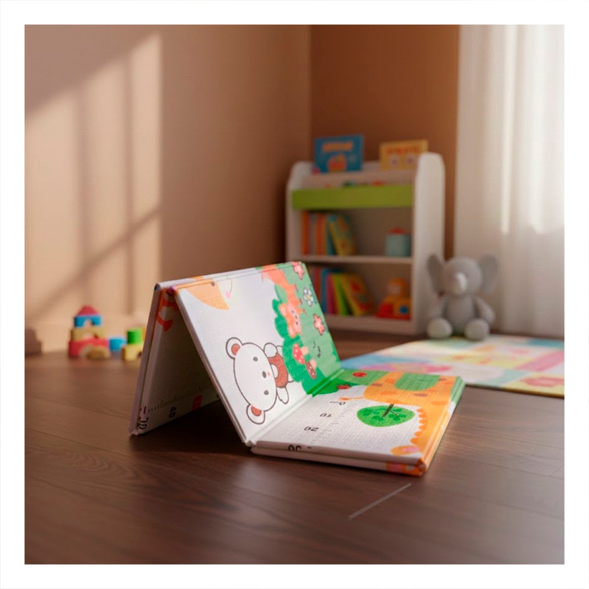 PACK2 BASE ACOLCHADA NIÑOS 250X180X2CM MULTICOLOR PARA ZONA DE JUEGO - 5