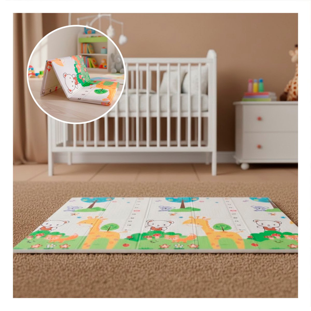 SUPERFICIE JUEGO NIÑOS MULTICOLOR 250X180X2CM PARA ESPACIO INFANTIL YLIGAS REGALO - 2
