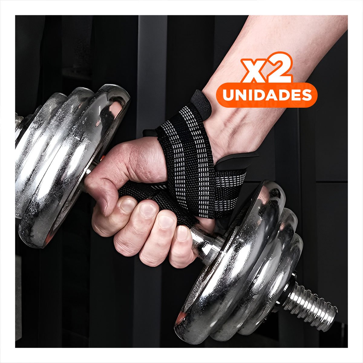 PACK2 BANDA FUNCIONAL 61X3.8CM NEGRO PARA GIMNASIO YREGALO STICKER - 1