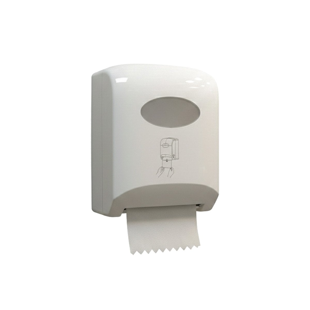 ORGANIZADOR PAPEL TOALLA ROLLO HORIZONTAL BLANCO PARA COCINA Y HOGAR YPAPEL REGALO - 1