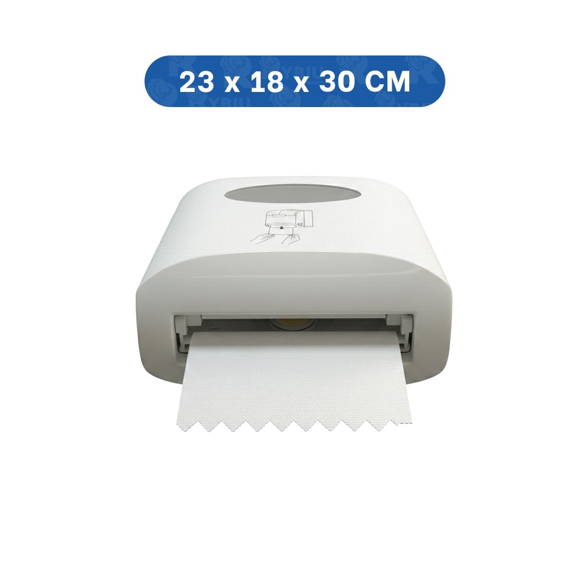 PORTA DE PAPEL TOALLA HORIZONTAL BLANCO EN ROLLO PARA COCINA Y HOGAR YLIGAS REGALO - 4