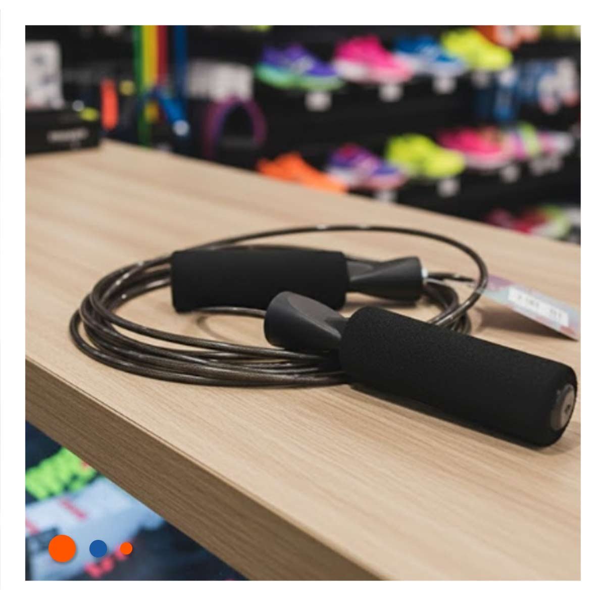 TONIFICACION TOTAL CON CUERDA CABLE 280CM NEGRO YREGALO STICKER - 2
