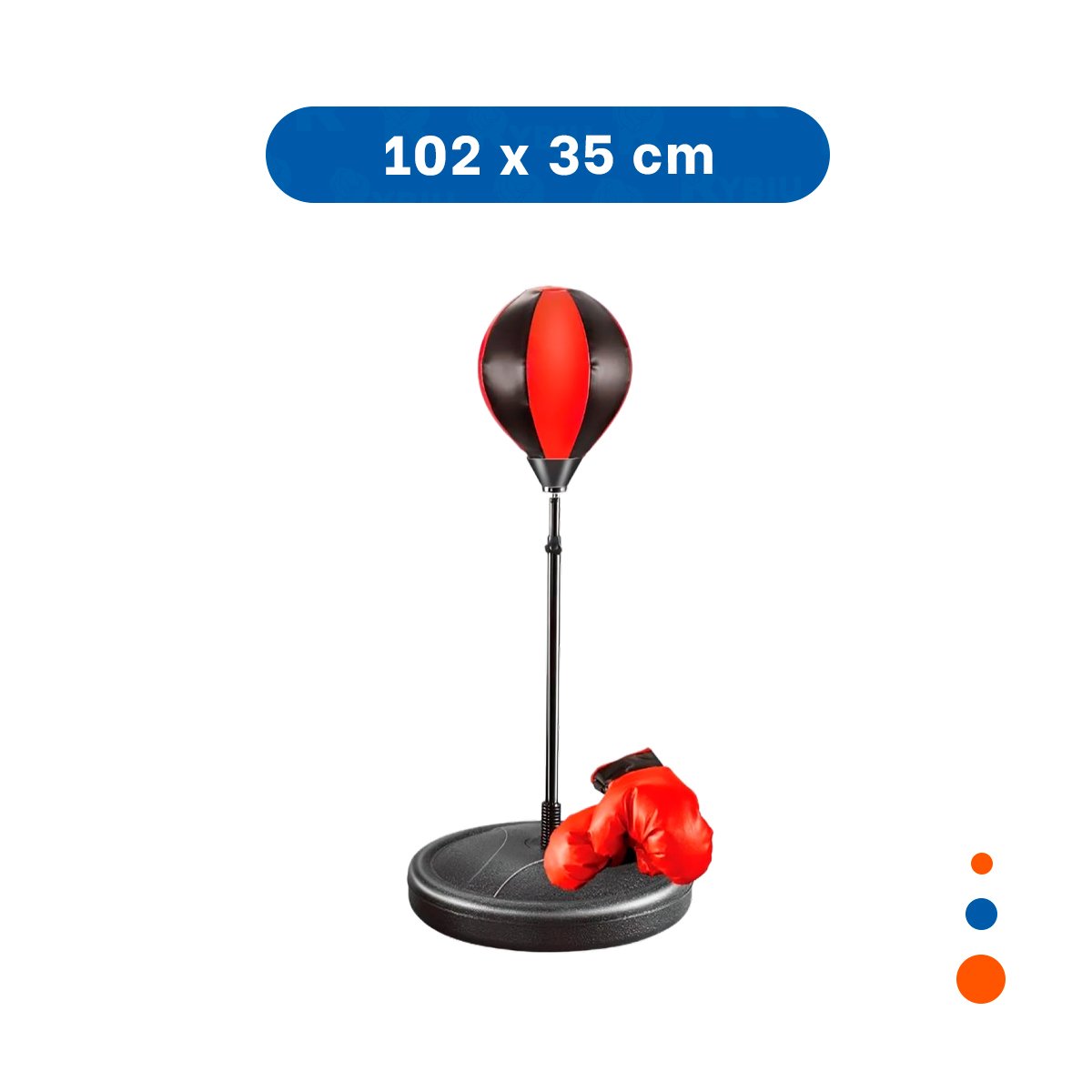 PACK4 CONTENEDOR BOX DE PIE 102CM CON GUANTES SEGUROS Y FIRMES YPAPEL REGALO - 4