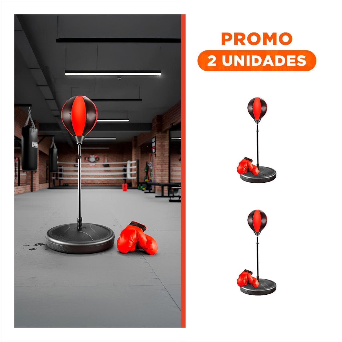 PACK2 EQUIPO BOX DE PIE 102CM COMPACTO Y RESISTENTE - 1