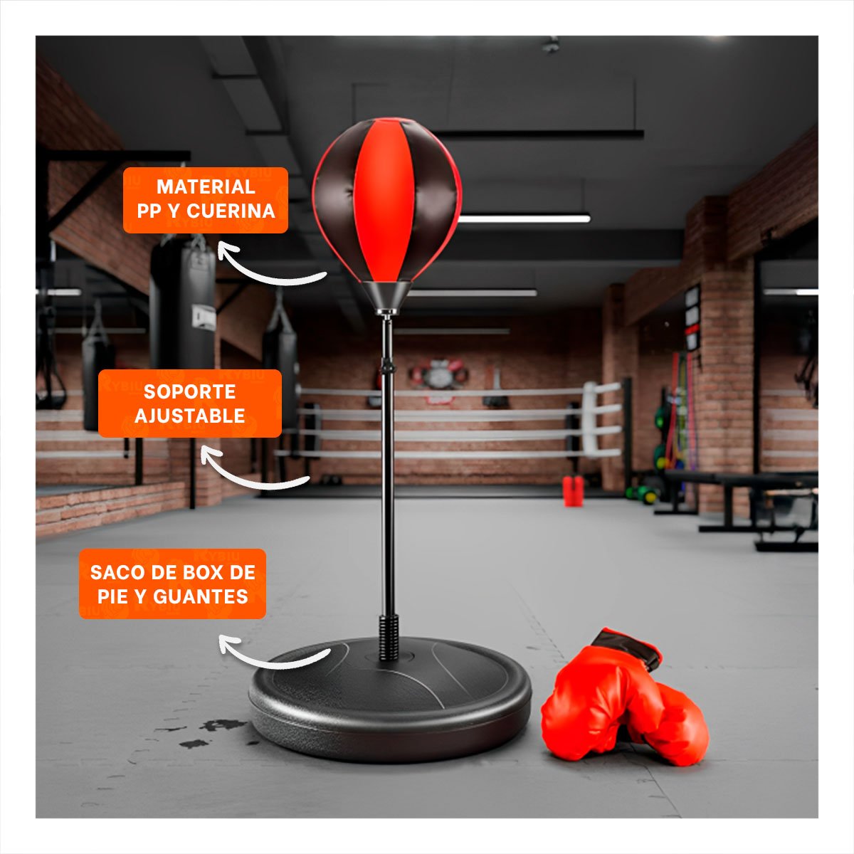 PACK2 EQUIPO BOX DE PIE 102CM COMPACTO Y RESISTENTE - 5