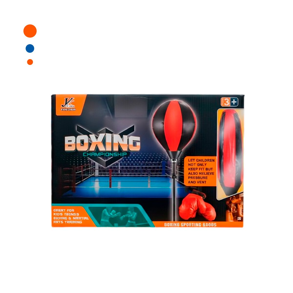 PACK2 BOLSA BOX DE PIE 102CM BASE FIRME Y ESTABLE YREGALO STICKER - 2