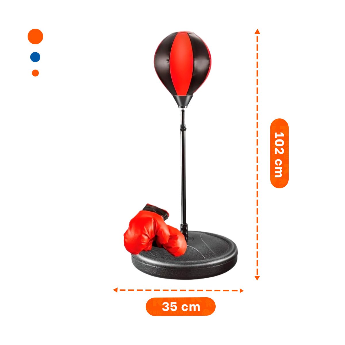 EQUIPO BOX DE PIE 102CM RESISTENTE Y ESTABLE - 4
