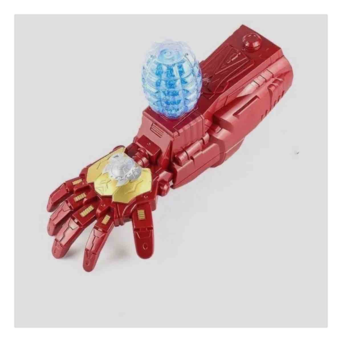 PACK2 ANTEBRAZO PARA AVENTURA SUPERHEROE HIDROGEL GUINDA ACCESORIO DE FANTASIA - 2