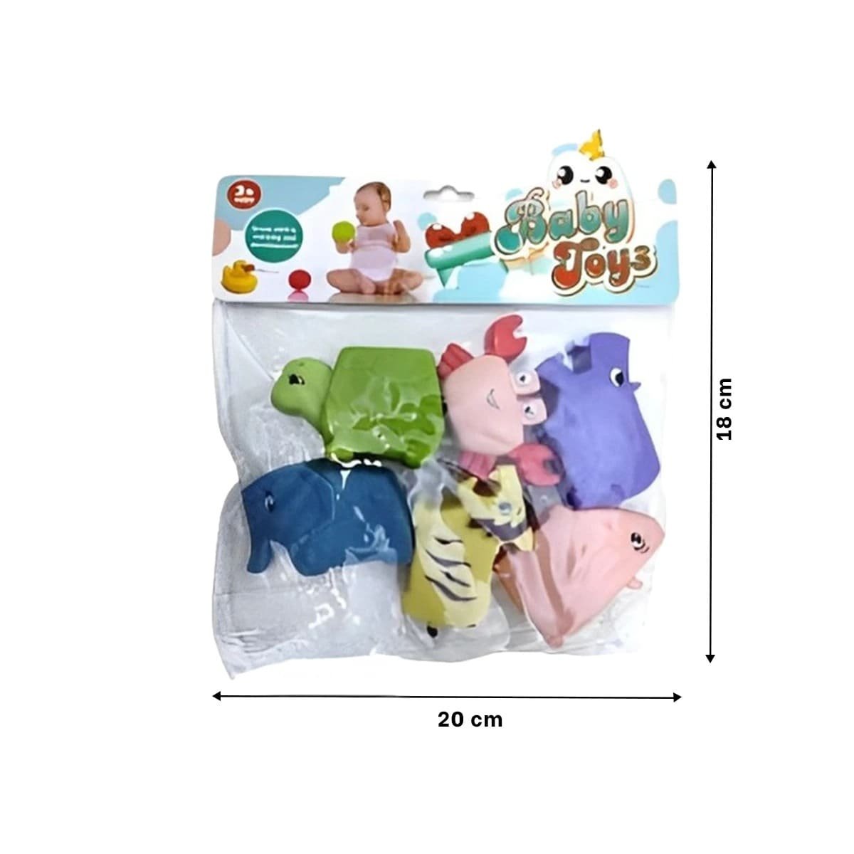 PACK6 KIT DE ANIMALES CHILLONES SET 6 PARA ENTRETENIMIENTO YPAPEL REGALO - 4