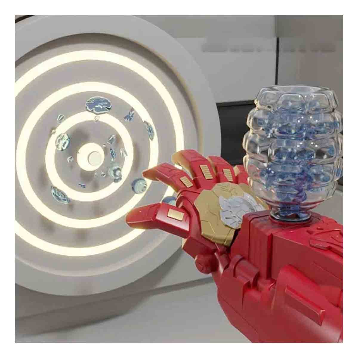 PACK4 PROTESIS PARA JUEGO SUPERHEROE HIDROGEL TONO GUINDA ESTILO HEROICO YPAPEL REGALO - 2