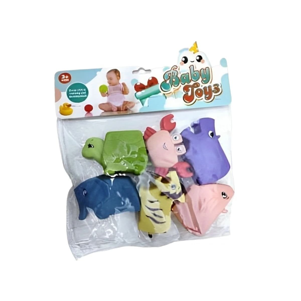 PACK12 PAQUETE DE ANIMALES CHILLONES SET 6 PARA ENTRETENIMIENTO YREGALO STICKER - 2