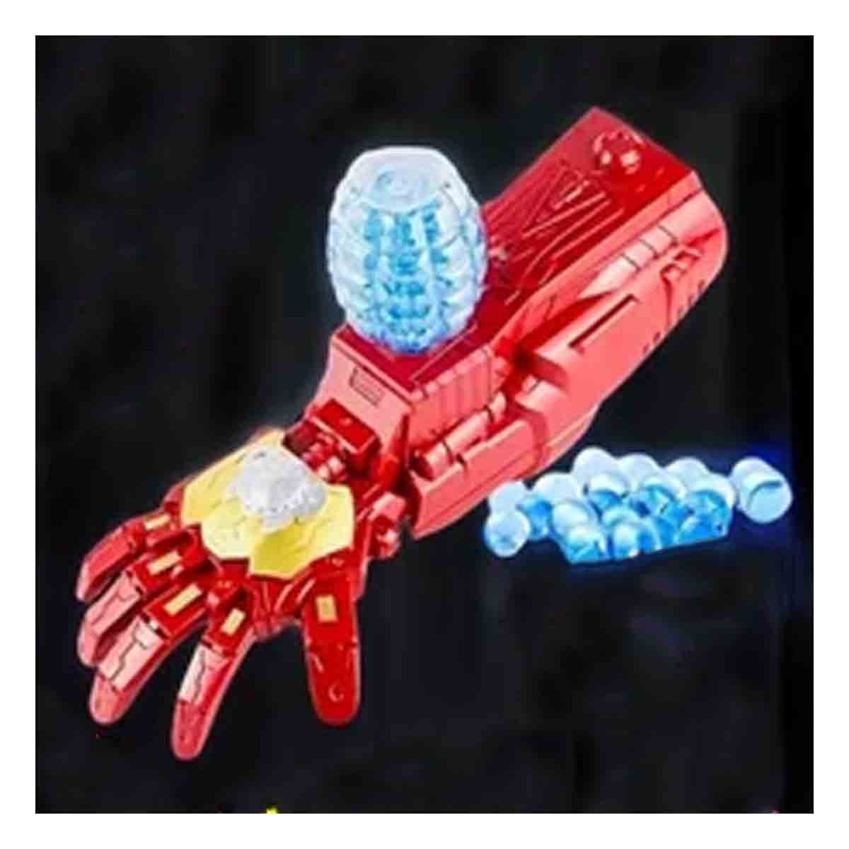 PACK2 PROTESIS PARA JUEGO SUPERHEROE HIDROGEL COLOR GUINDA ACCESORIO DE AVENTURA YPAPEL REGALO - 5