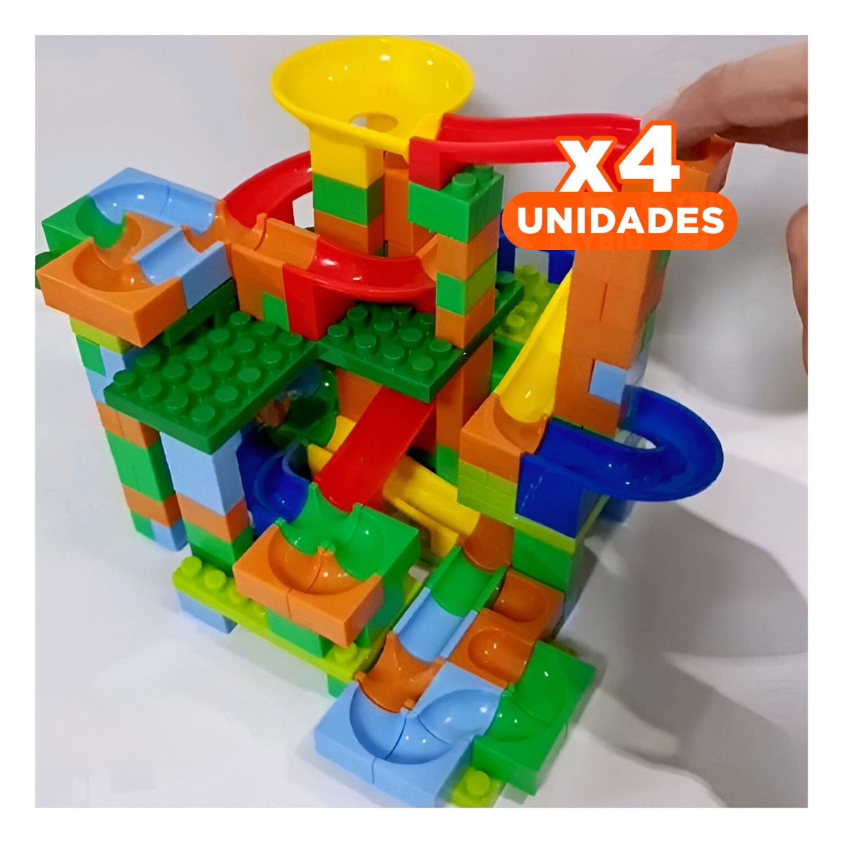 PACK4 CAMINO CANICAS 248 PIEZAS PARA DIVERSION ACTIVA Y CREATIVA - 1