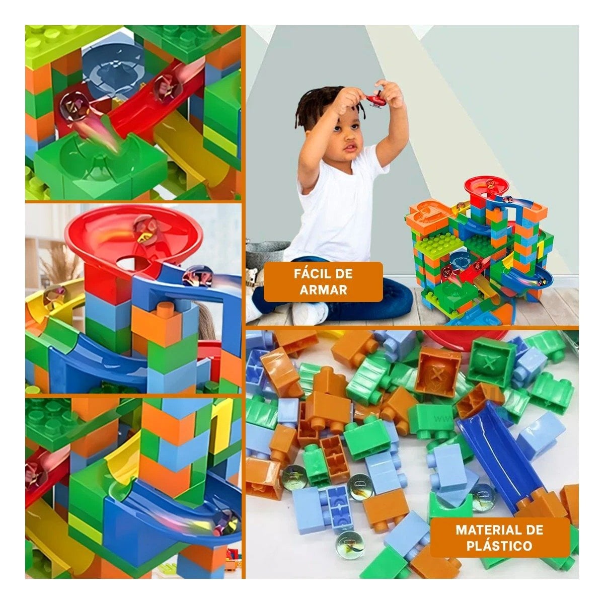 PACK12 CAMINO CANICAS 248 PIEZAS PARA DIVERSION EN CASA Y JUEGO YPAPEL REGALO - 2