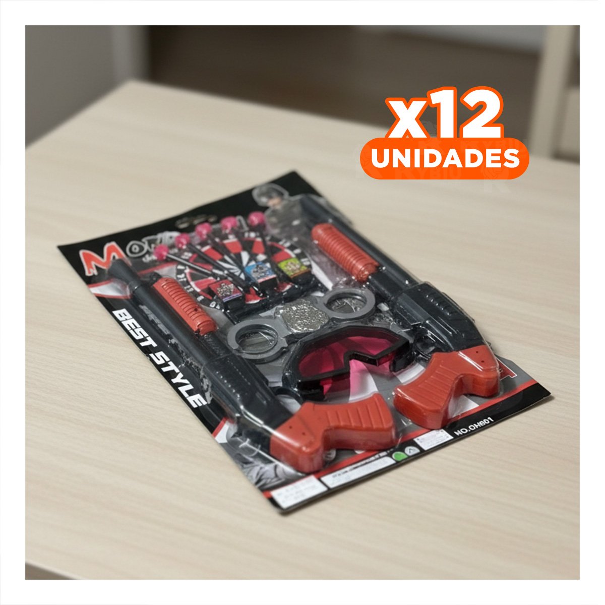 PACK12 LOTE INFANTIL DE TIRO CON LENTES Y ACCESORIOS PARA DIVERSION - 1