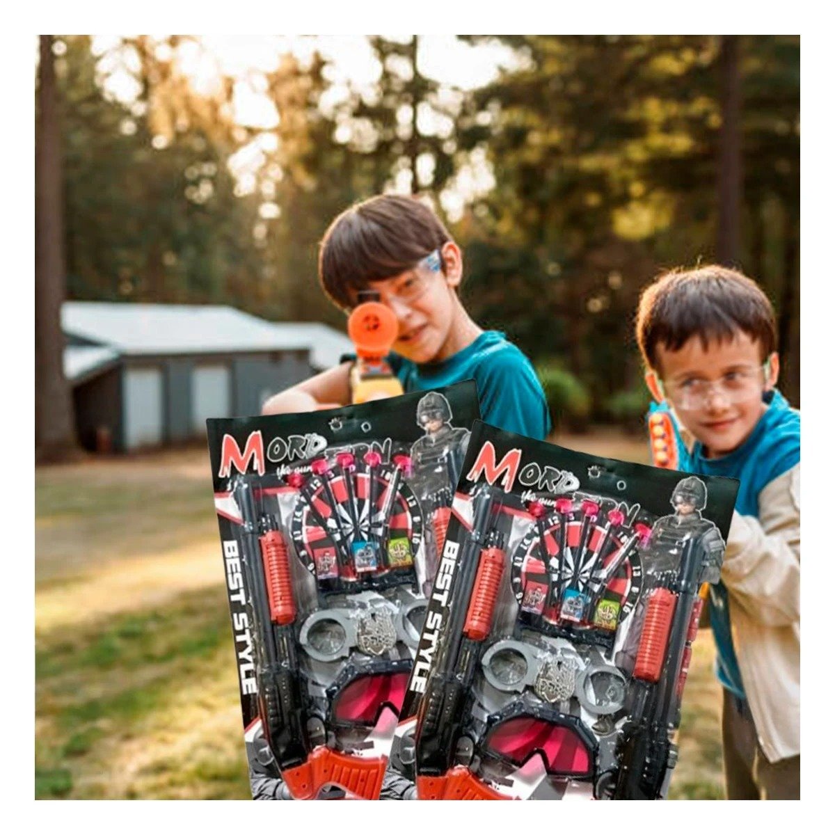PACK12 LOTE INFANTIL DE TIRO CON LENTES Y ACCESORIOS PARA DIVERSION - 5